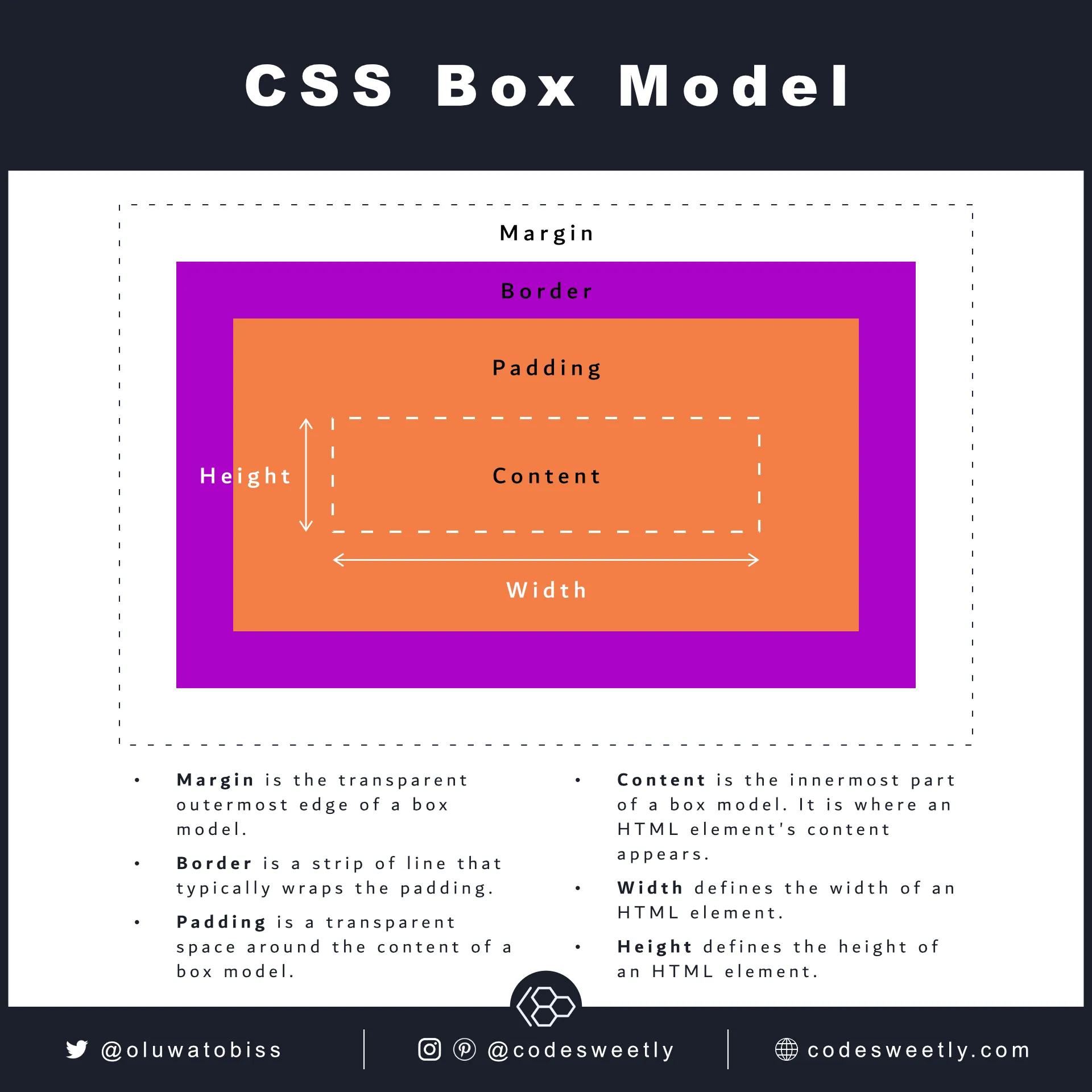 Anatomy of a CSS box
model